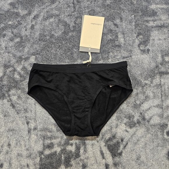 Icebreaker Siren Hipkini Panties womens XS Merino wool black sweat wicking Hike - Picture 1 of 15